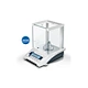 Internal calibrating analytical balance